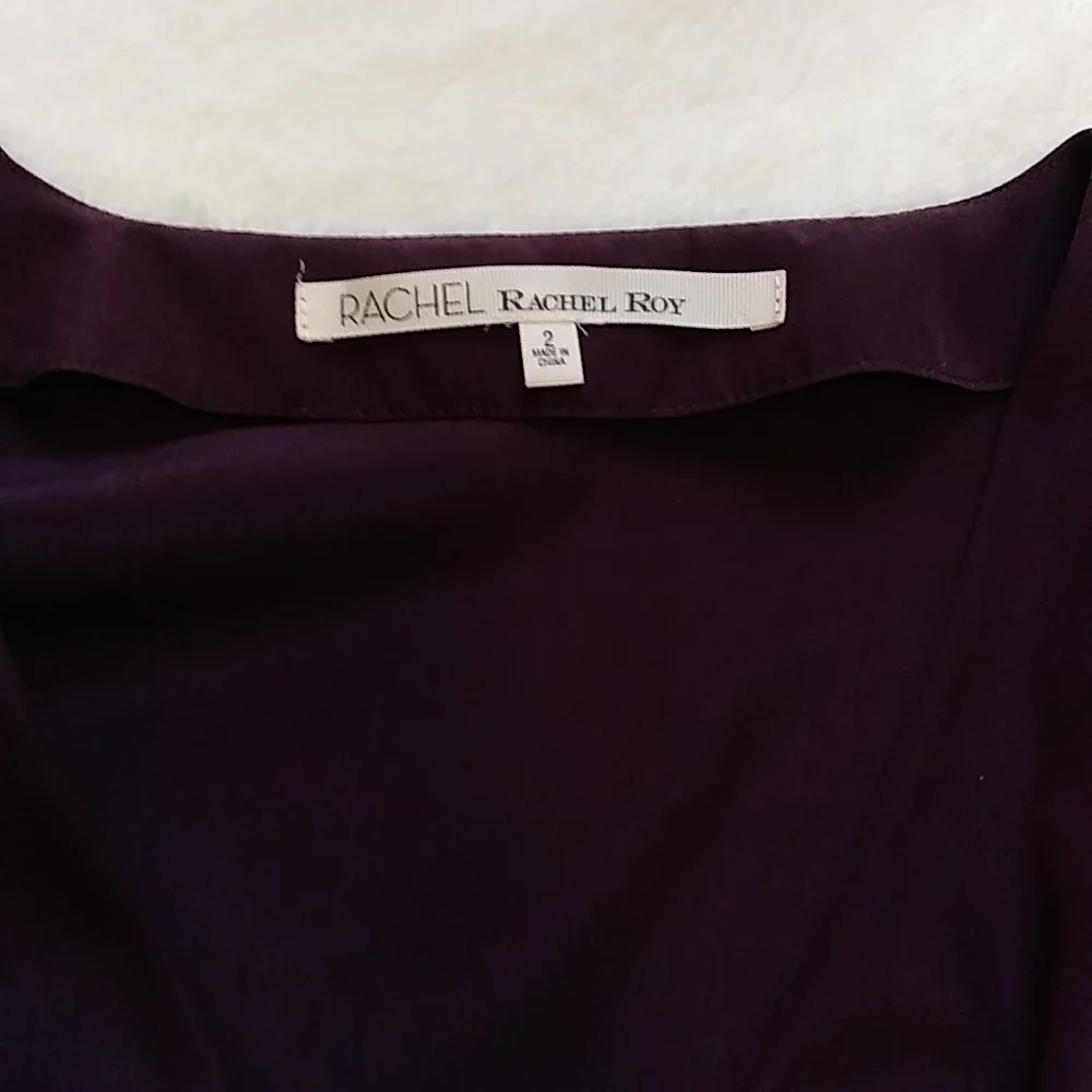 RACHEL Rachel Roy Purple Dress Size 2 - Picture 6 of 7